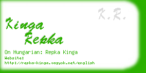 kinga repka business card